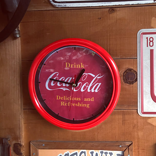 コカ・コーラの時計…♪のおすすめ商品とおしゃれな実例 コカ・コーラの時計…♪のおすすめ商品とおしゃれな実例
