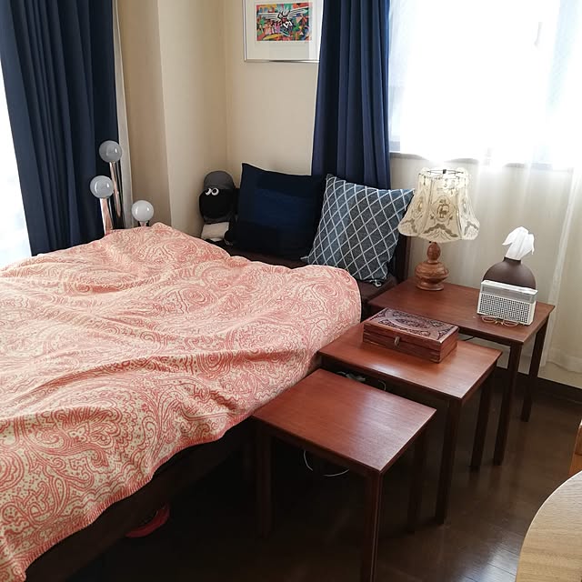 ベッド周り/狭小住宅/アンティーク/レトロ/北欧...などのインテリア実例 - 2026-01-28 22:43:02