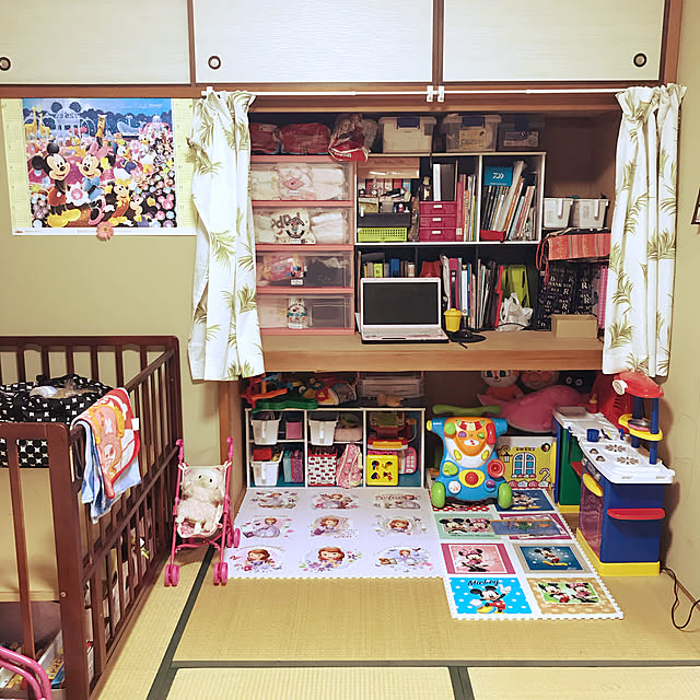 リビング/カラーボックス/おもちゃ収納/キッズスペース/子供のいる暮らし...などのインテリア実例 - 2019-01-16 14:24:00