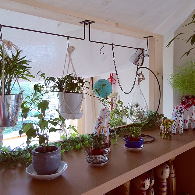 ベッド周り/ニトリ/観葉植物/雑貨/セリア...などのインテリア実例 - 2016-09-12 12:40:35