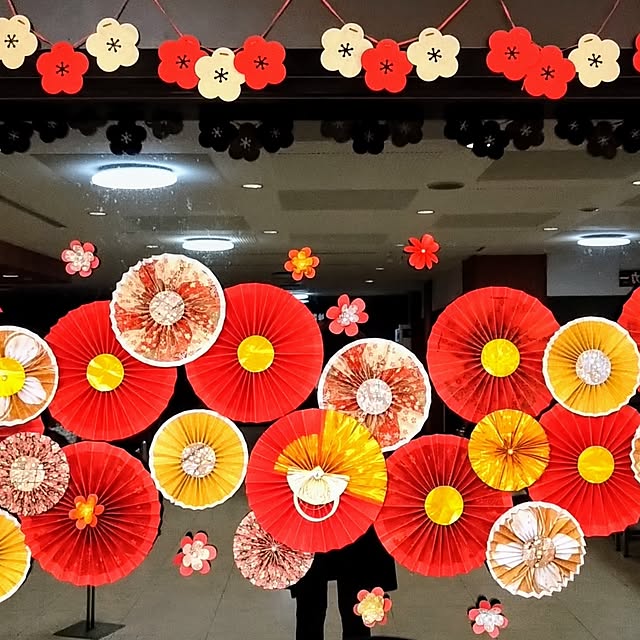 壁/天井/ハンドメイド/ダイソー/お正月インテリアのインテリア実例 - 2025-01-01 22:12:27