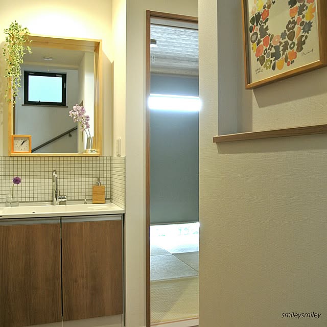 玄関/入り口/Panasonic/オーク/IKEA/花のある暮らし...などのインテリア実例 - 2017-02-07 14:43:26