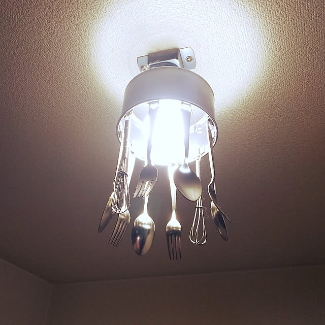 玄関/入り口/電球カバーDIY/はだか電球/玄関インテリアのインテリア実例 - 2018-06-04 19:16:36