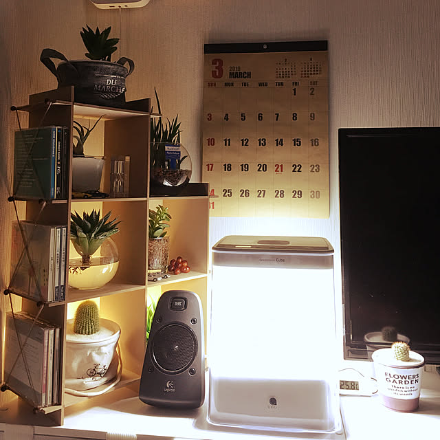 YUICHIROUのユーイング-ユーイング 水耕栽培機GreenFarmCube UH-CB01G1 ホワイトの家具・インテリア写真