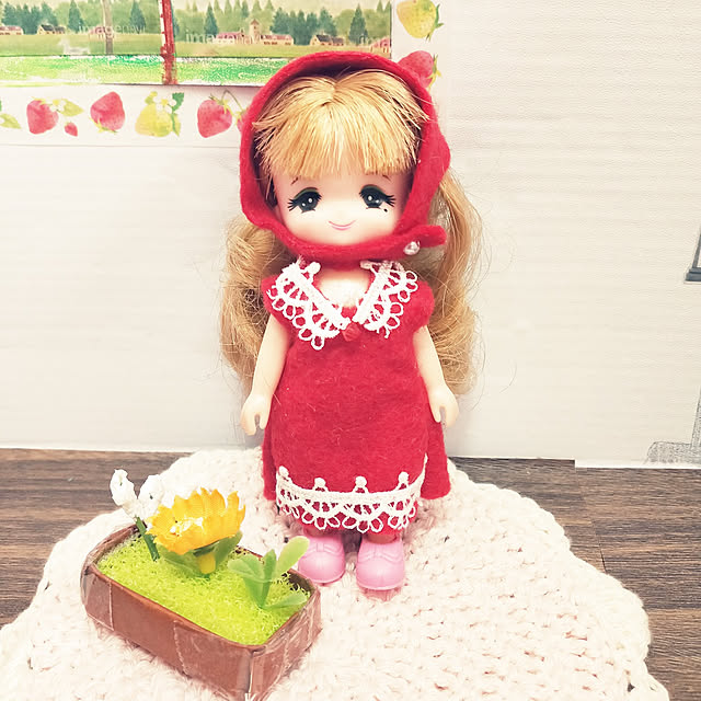 部屋全体/リカちゃんハウス/リカちゃんの服/リカちゃん/ハンドメイド...などのインテリア実例 - 2021-07-28 12:27:34