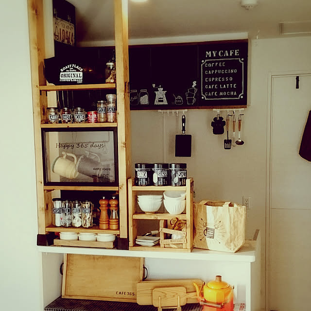 キッチン/一人暮らし/調味料棚/DIY/賃貸...などのインテリア実例 - 2020-01-15 15:45:18