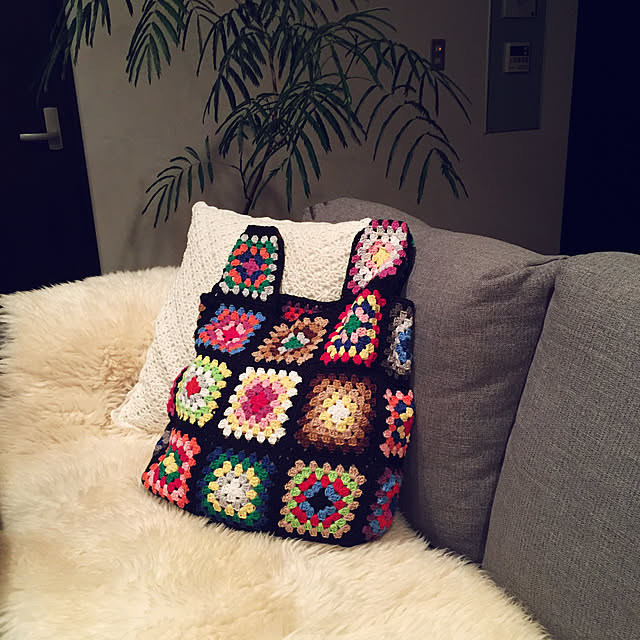 ハンドメイド グラニースクエア編みのおしゃれなアレンジ・飾り ハンドメイド グラニースクエア編みのおしゃれなアレンジ・飾り
