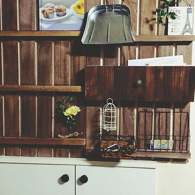 玄関/入り口/セリア/DIY/賃貸/100均のインテリア実例 - 2015-01-24 18:33:38