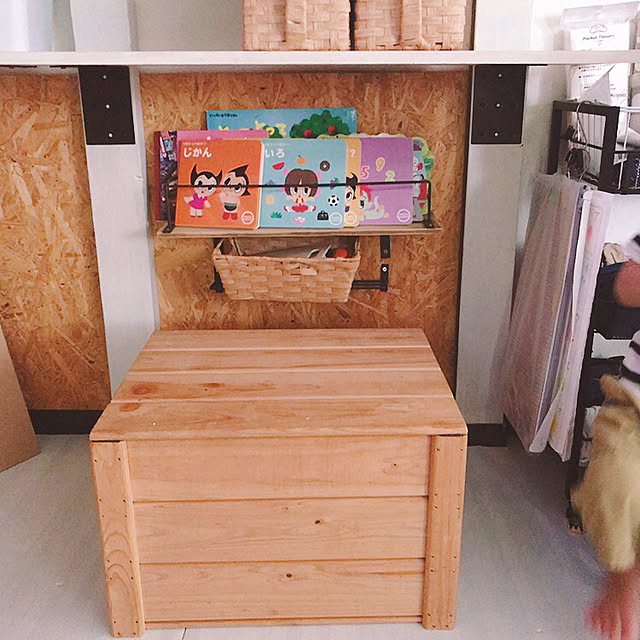 おもちゃ収納/DIY/100均/ナチュラル/ハンドメイド...などのインテリア実例 - 2021-07-09 10:44:41