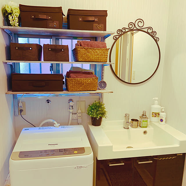 ナチュラル/DIY/IKEA/フェイクグリーン/バス/トイレのインテリア実例 - 2019-07-16 15:32:52