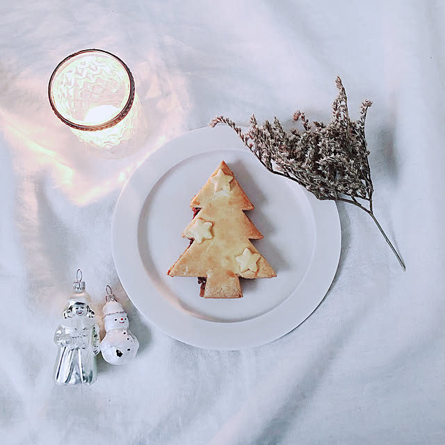 クリスマスオーナメント/ドライフラワー/クリスマス雑貨/塩系インテリア/お家カフェ...などのインテリア実例 - 2019-12-19 18:03:25