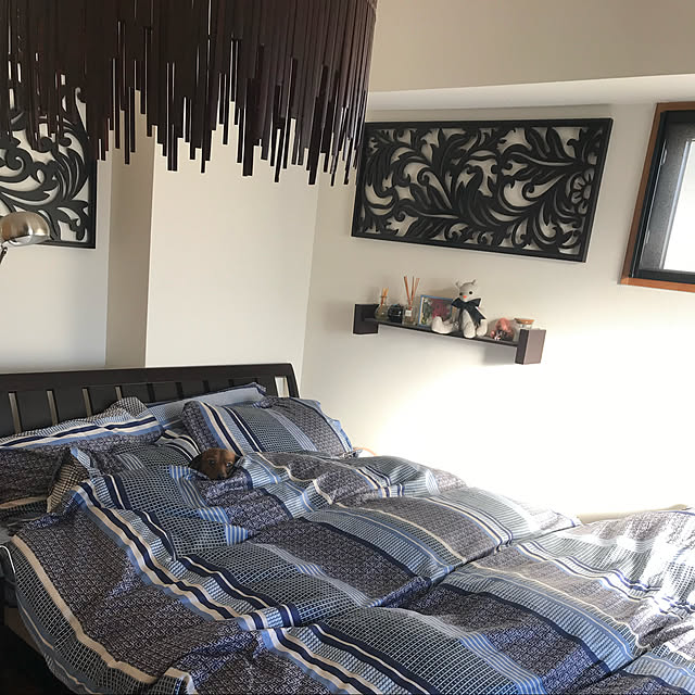 ZARA HOME/アジアンインテリア/ベッドルーム/わんこのいる暮らし/ベッド周りのインテリア実例 - 2020-06-07 12:00:43