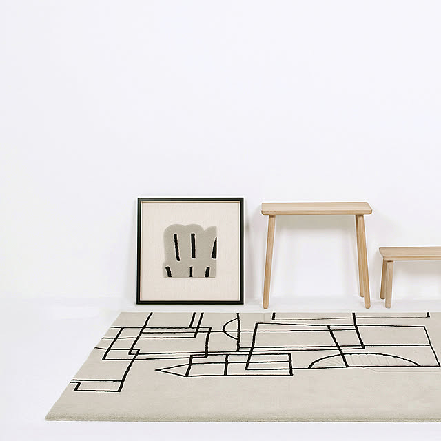 ラグのある暮らし/カラフルインテリア/アートのある暮らし/アートのある部屋/新居建築中...などのインテリア実例 - 2023-09-20 17:57:19