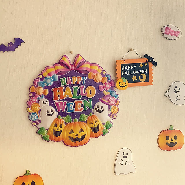 ダイソー/ハロウィン/棚のインテリア実例 - 2020-10-03 18:09:08