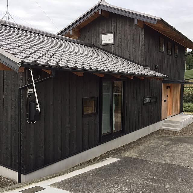 部屋全体/和風/三州瓦/焼杉のインテリア実例 - 2016-11-24 10:16:11