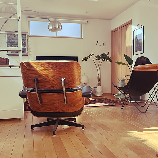 イームズラウンジチェア/イームズ/床材/好きな眺め/おうち時間...などのインテリア実例 - 2026-02-14 10:31:03