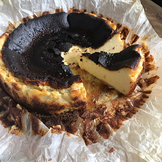 手作りスイーツ/バスク風チーズケーキ/ていねいに暮らしたい/机のインテリア実例 - 2020-08-29 15:51:20