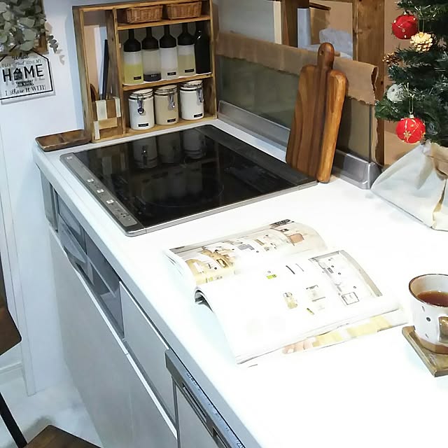 クリスマスツリー/natural kitchen/salut!/ニトリ/DIY棚...などのインテリア実例 - 2016-12-05 22:57:38