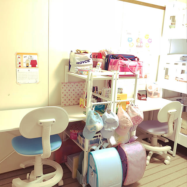 団地/三姉妹♡/机のインテリア実例 - 2020-10-06 14:08:53