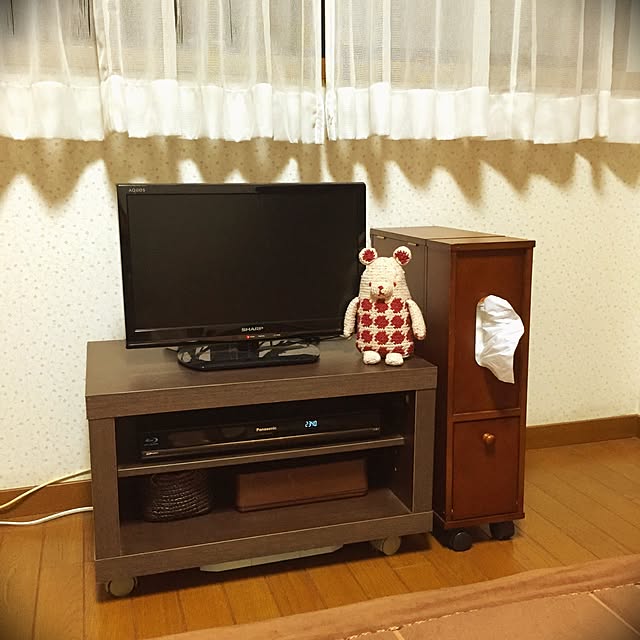 ベッド周り/テレビ/あみぐるみ/化粧台/テレビ台...などのインテリア実例 - 2016-10-10 23:58:58
