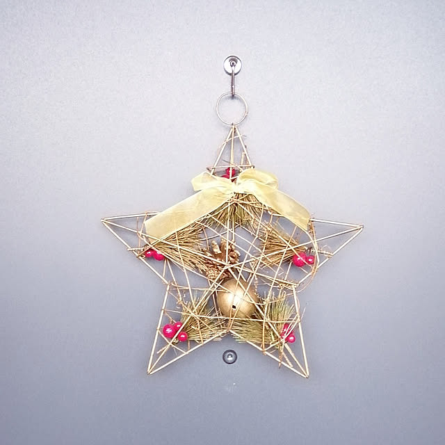 玄関/入り口/クリスマス/星が好き☆/マンション暮らし/子どものいる暮らしのインテリア実例 - 2021-12-11 16:35:01