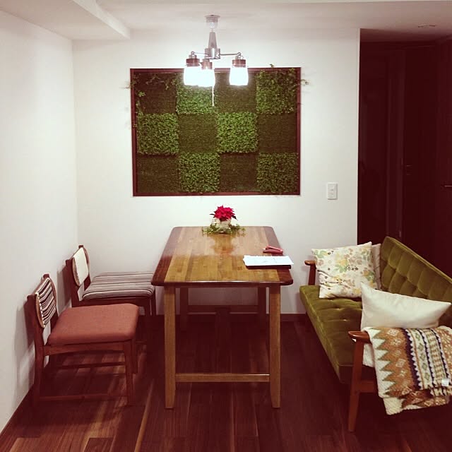 部屋全体/DIY/観葉植物/セリアのインテリア実例 - 2013-11-24 14:20:21