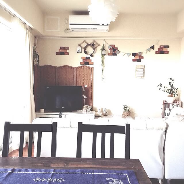 リビング/3COINS/照明/IKEA/フェイクグリーンのインテリア実例 - 2014-07-11 12:52:08