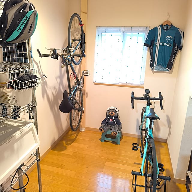 部屋全体/ロードバイク/趣味部屋/趣味/雑貨...などのインテリア実例 - 2025-05-07 08:12:48