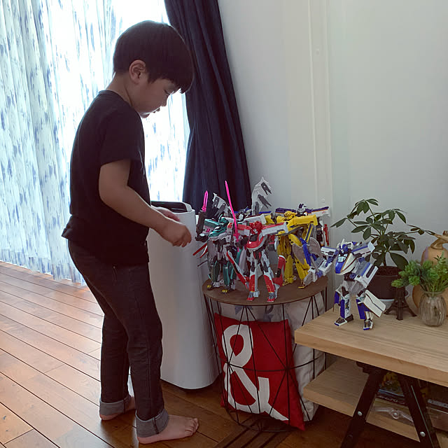 おもちゃ収納/おもちゃ達/息子の作品/リビングのインテリア実例 - 2021-05-21 16:22:09