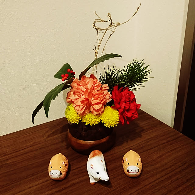 玄関/入り口/干支みくじ/玄関靴箱の上/ナチュラルキッチンのインテリア実例 - 2019-01-14 20:21:17