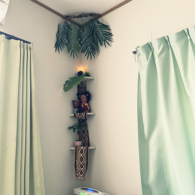 観葉植物/100均/ビーチ/ハンドメイド/壁/天井のインテリア実例 - 2021-09-25 17:23:14