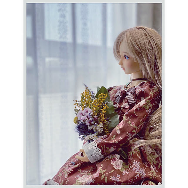 ドライフラワー/ホワイトインテリア/ナチュラル/机のインテリア実例 - 2022-03-14 07:51:29