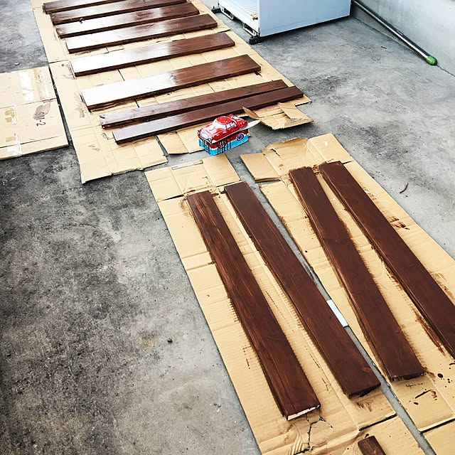 棚/デュエルソーカッター/DIY/夫婦でリノベーション/中古物件購入...などのインテリア実例 - 2016-02-07 22:21:11