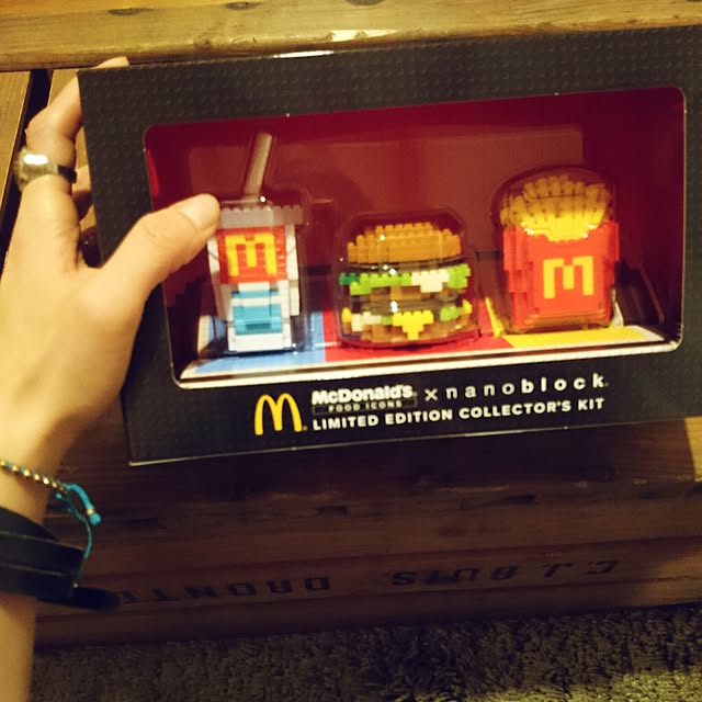 棚/Mcdonald's/nanoblock/リトル体育座り♡/ムッホ〜❤️...などのインテリア実例 - 2016-04-07 19:20:22