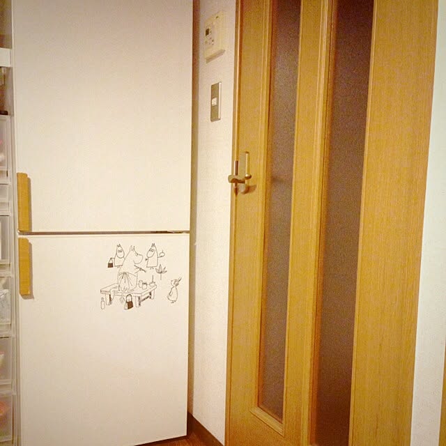 キッチン/無印良品/ムーミンシールのインテリア実例 - 2015-02-08 22:39:40