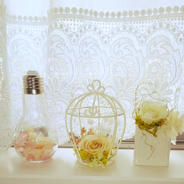 ダイソー 電球型瓶/ナチュラルキッチン/フォロー&いいね ありがとうございます♡/コメントありがとうございます/出逢いに感謝♡...などのインテリア実例 - 2017-08-10 12:20:18