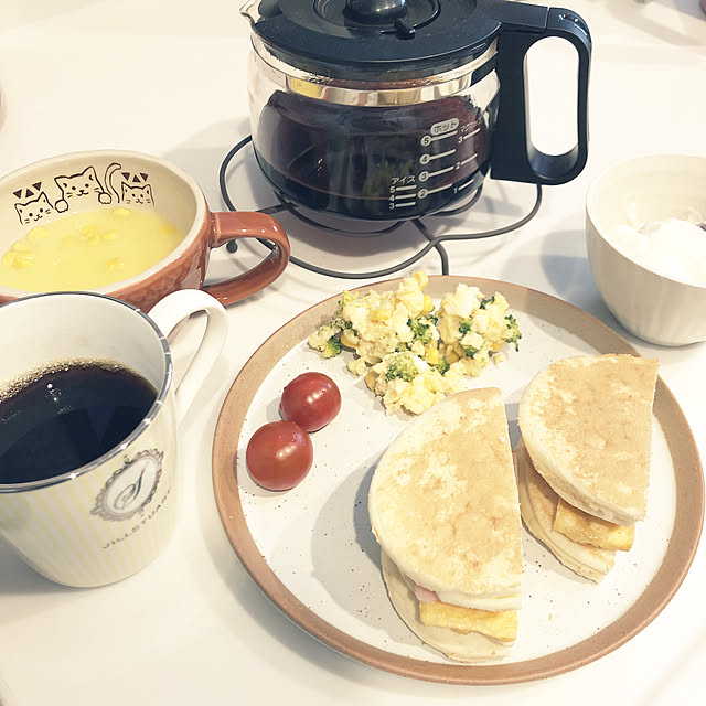 朝ご飯/子どものいる暮らし/子どもと暮らす/コーヒー/コーヒーのある暮らし...などのインテリア実例 - 2022-02-20 08:57:51