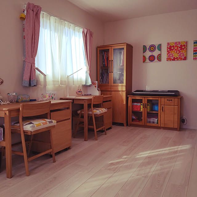 部屋全体/子どもと暮らす。/子供部屋女の子/子供部屋/姉妹の部屋...などのインテリア実例 - 2022-12-18 10:29:17