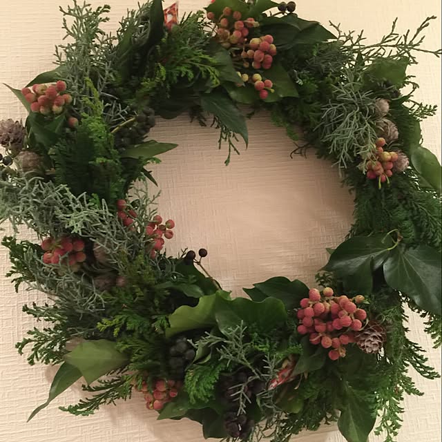 壁/天井/クリスマス/ハンドメイドのインテリア実例 - 2015-12-12 00:25:59