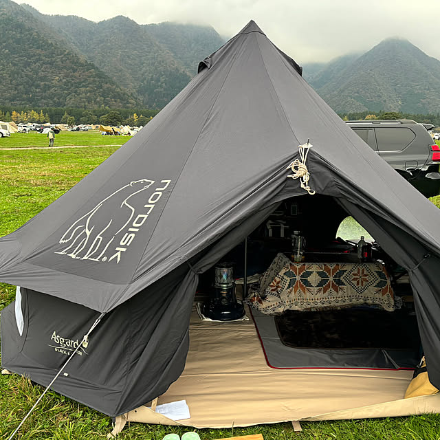 部屋全体/あったかグッズ/ノルディスク/キャンプ道具/キャンプ用品...などのインテリア実例 - 2024-11-04 16:27:53