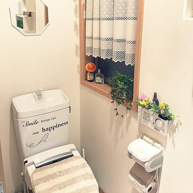 バス/トイレ/シュガーバイン/いいね！ありがとうございます♪/ナチュラルが好き/お花大好き♡...などのインテリア実例 - 2017-06-20 18:17:36