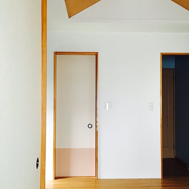 ベッド周り/シンプルに/和室の様な洋室の様な/舟底天井/押入れの扉...などのインテリア実例 - 2016-05-08 21:28:38
