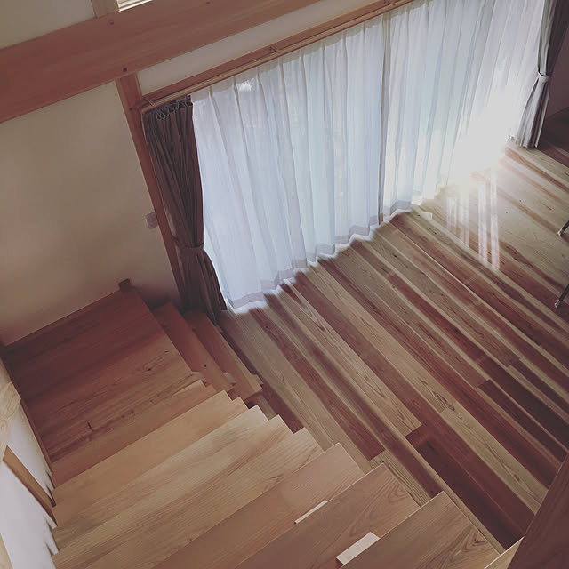 新居/漆喰壁/無垢の床/無垢材/吹き抜けのある家...などのインテリア実例 - 2019-04-20 18:18:54