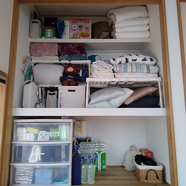 部屋全体/押し入れ収納/布団/押し入れのインテリア実例 - 2022-09-01 10:28:41
