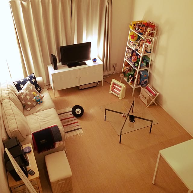 部屋全体/アメトイ/雑貨/アメリカン/一人暮らし...などのインテリア実例 - 2015-11-30 23:15:23