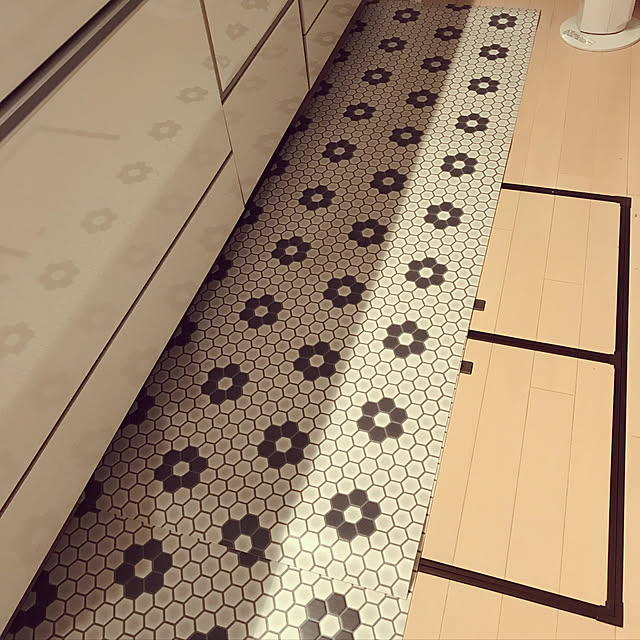 キッチン/フロアシート/壁紙屋本舗のインテリア実例 - 2017-08-23 22:28:08