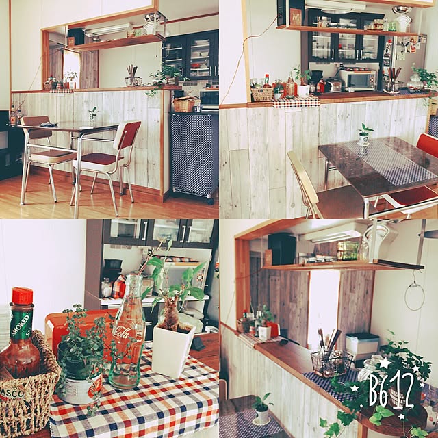 キッチン/DIY/観葉植物/100均/カフェ風...などのインテリア実例 - 2015-09-05 13:59:05
