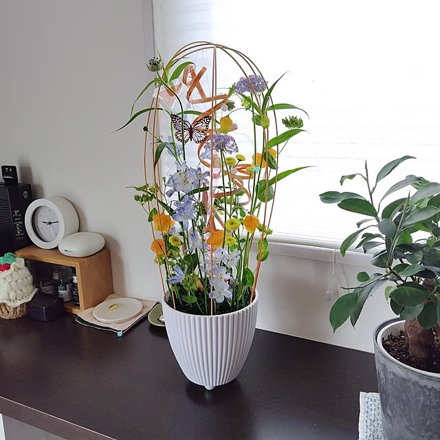 棚/花を飾る/花のある暮らし/NFDの講習会/フラワーデザインの講習会...などのインテリア実例 - 2025-06-02 17:06:04