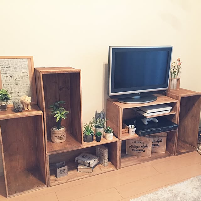 テレビ台 りんご箱のおすすめ商品とおしゃれな実例 | RoomClip テレビ台 りんご箱のおすすめ商品とおしゃれな実例 | RoomClip