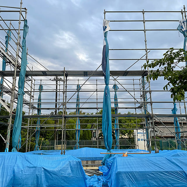 梅雨の上棟/新昭和ウィザースホーム/田舎暮らし/新築記録/タイルの壁...などのインテリア実例 - 2023-01-16 23:53:58